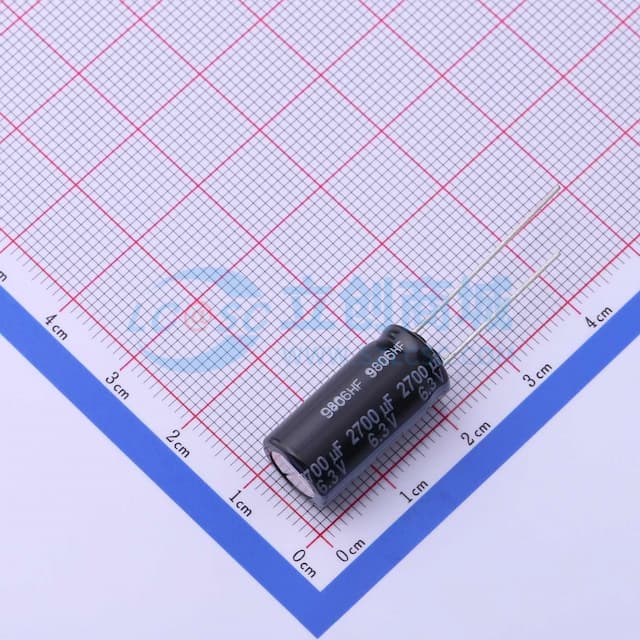 2700uF ±20% 6.3V 【引线】实物图