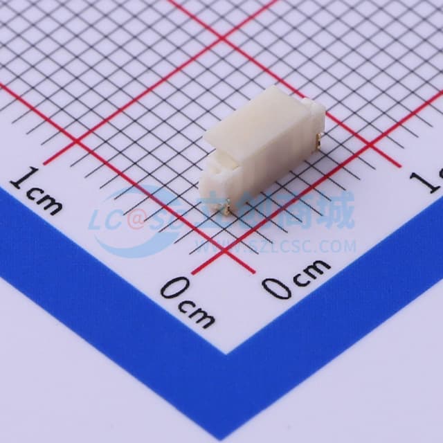1x6P 间距:0.8mm 立贴实物图