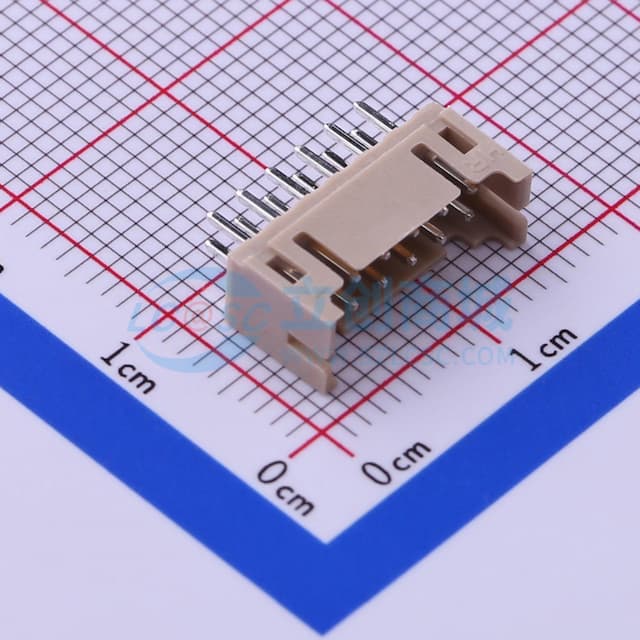 2x6P 间距:2mm 直插 【插件】实物图