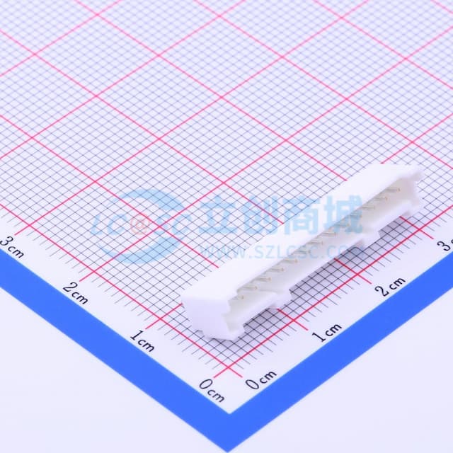 1x14P 间距:2mm 直插 系列:PA 【插件】实物图