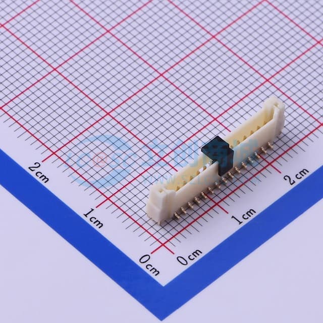 1x15P 间距:1.25mm 立贴实物图