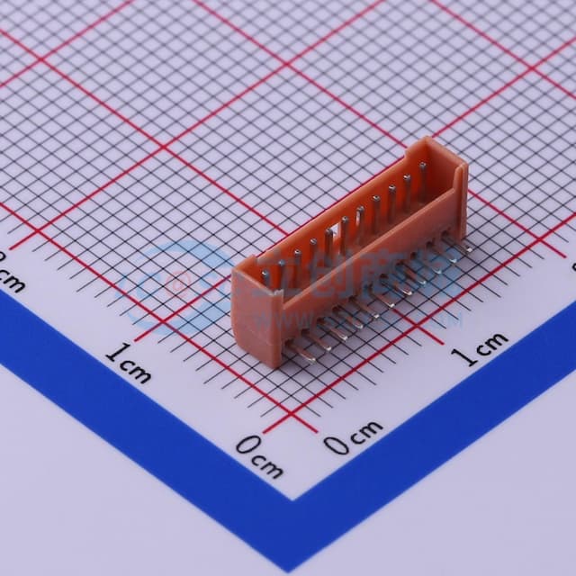 土黃 1x11P 间距:1.25mm 弯插【插件】实物图
