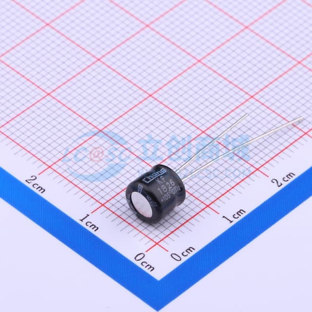 220uF ±20% 6.3V 【引线】实物图