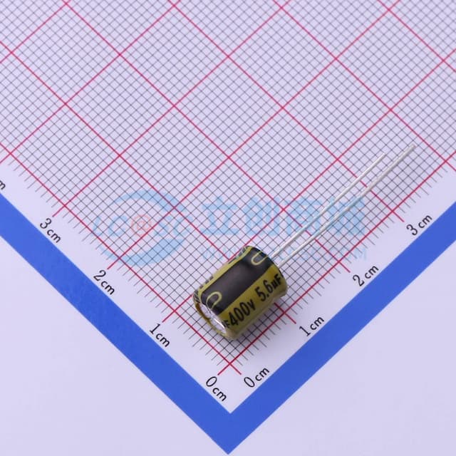 5.6uF ±20% 400V 【插件】实物图