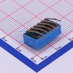 间距2.54mm 平拨,凸起式 6位拨码开关 【拨码】缩略图
