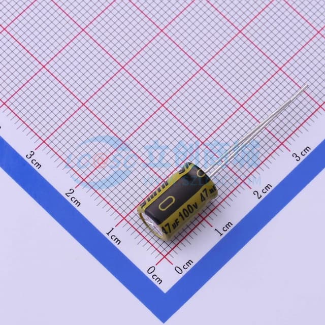 47uF ±20% 100V 【插件】实物图