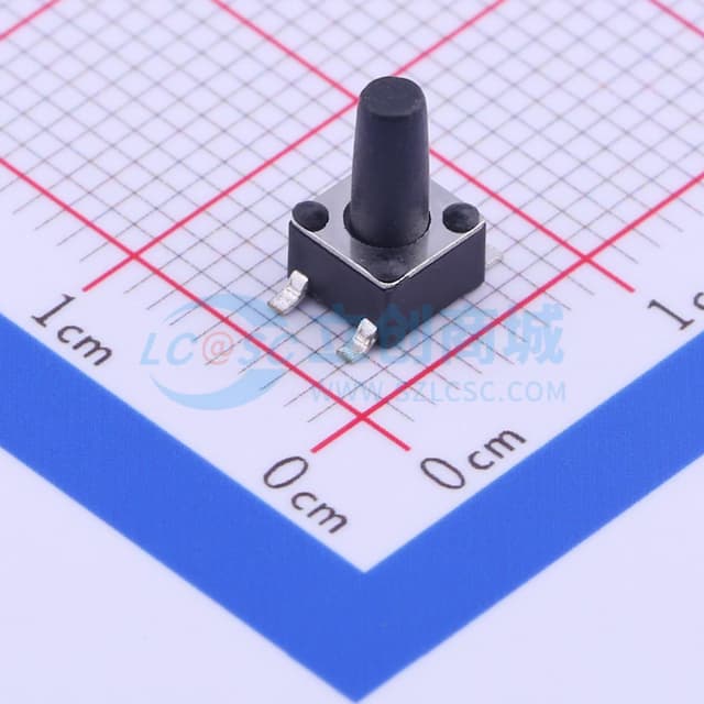 4.5*4.5*8mm 立贴 轻触开关实物图