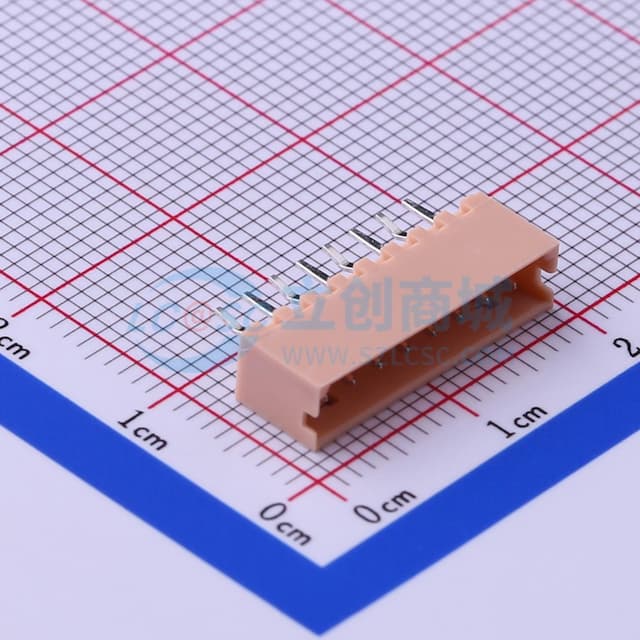 1x8P 间距:2mm 直插 【插件】实物图