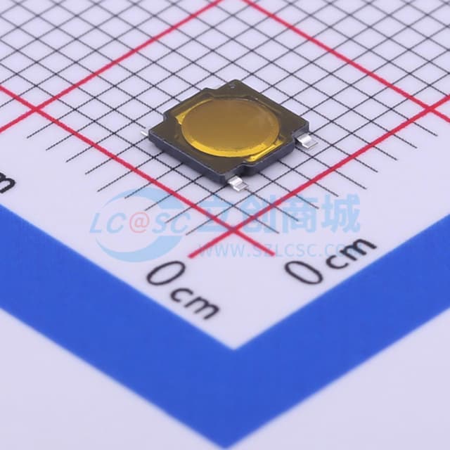 4.5*4.5*0.55mm 立贴 轻触开关实物图