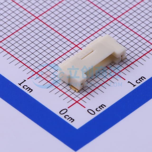 1x6P 间距:1.25mm 卧贴实物图