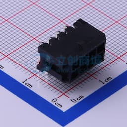 黑色 2x4P 间距:3mm 弯插【插件】缩略图