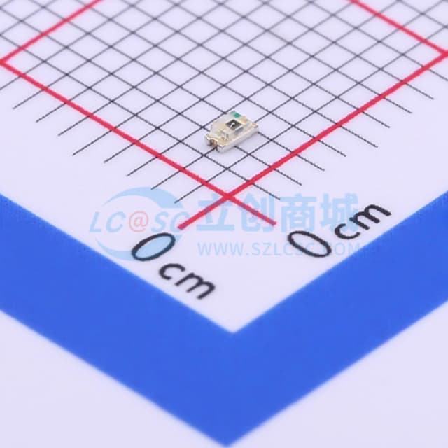 0603正贴红外发射透明IR850nm120°0.6T实物图