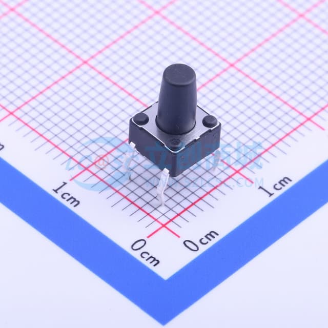 6.2*6.2*9.5mm 直插 轻触开关 【轻触】实物图