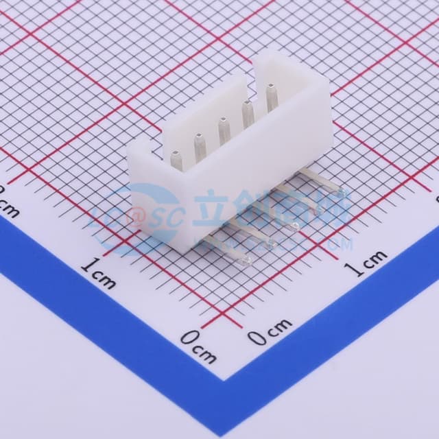 1x5P 间距:2.5mm 弯插 【插件】实物图