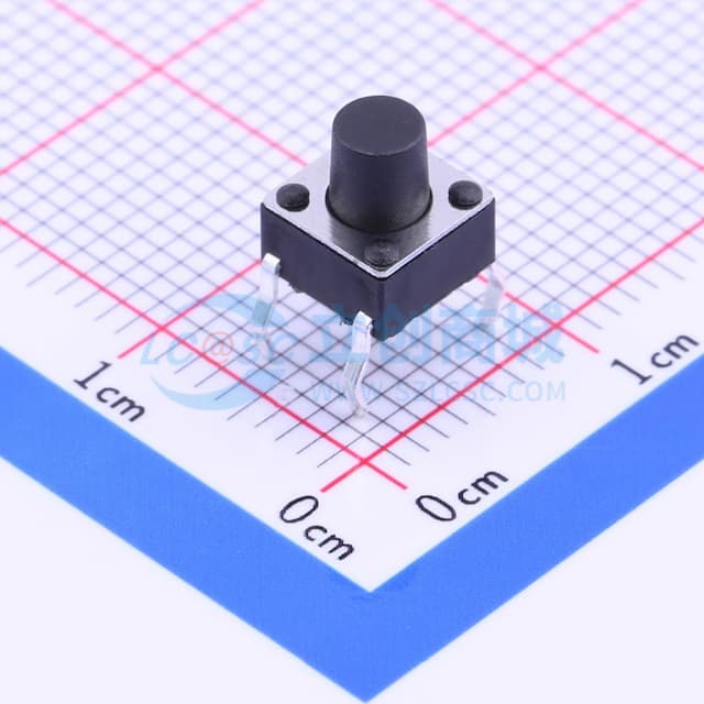 6*6*7mm 直插 轻触开关 【轻触】实物图