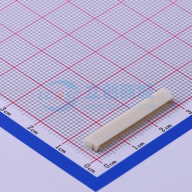 1x20P 间距:1.25mm 卧贴实物图