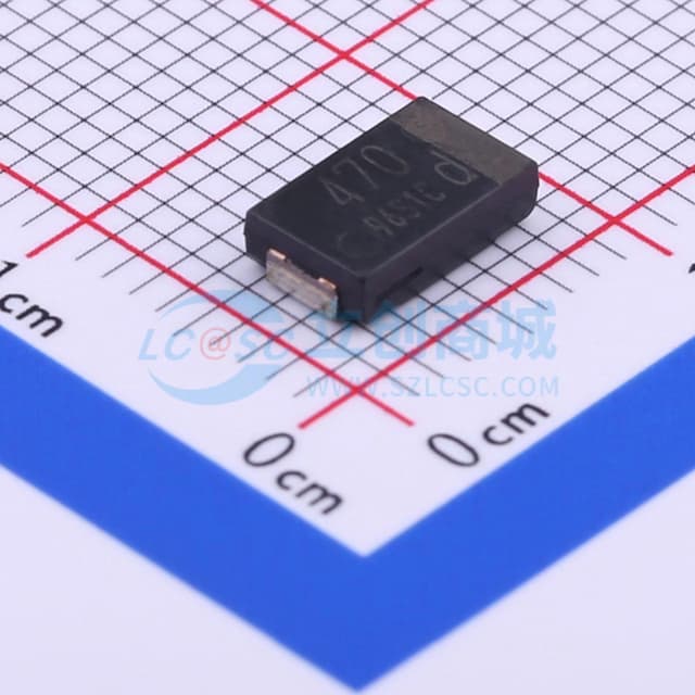 470uF ±20% 2V实物图