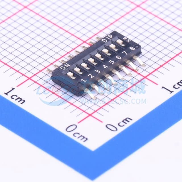 8位 包含引脚总宽度8.1mm 贴片实物图