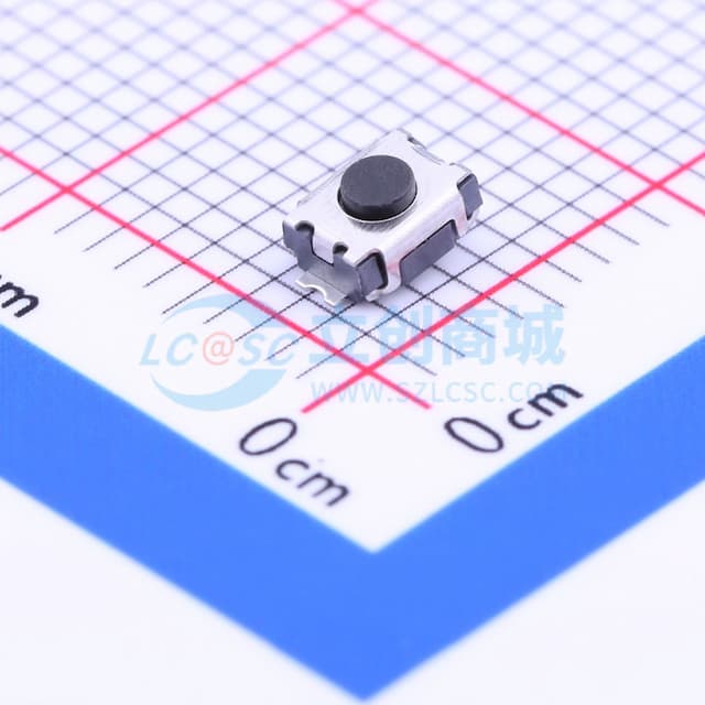 4*3*2mm 立贴 轻触开关实物图