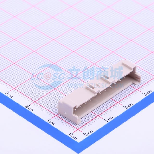 1x12P 间距:2.5mm 直插 系列:XA 【插件】实物图