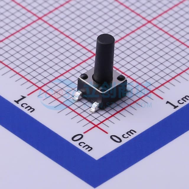 4.5*4.5*9mm 立贴 轻触开关实物图