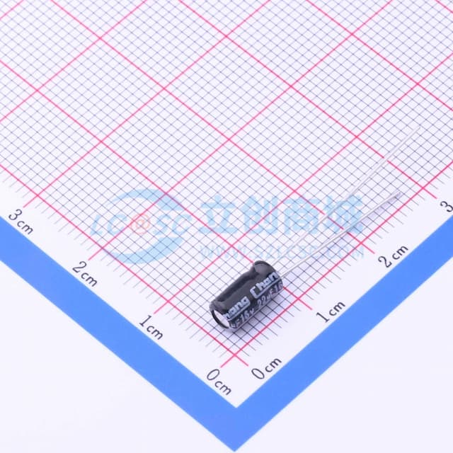 22uF ±20% 16V 【引线】实物图
