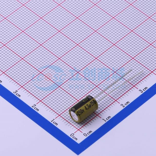 4.7uF ±20% 250V 【引线】实物图