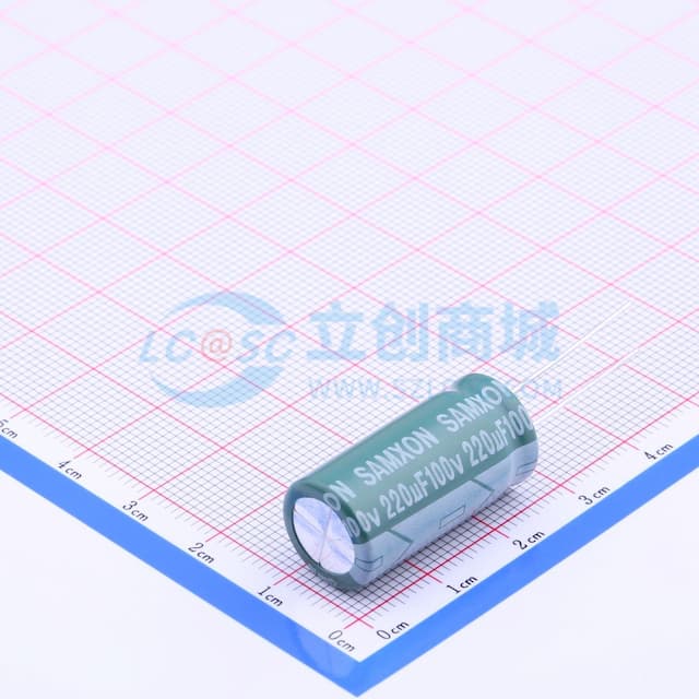 220uF ±20% 100V 【插件】实物图