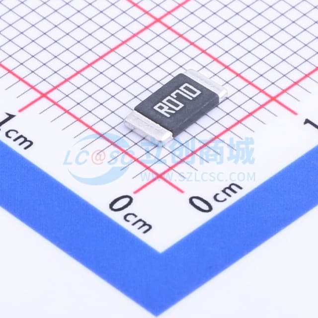 70mΩ ±1% 2W 合金电阻实物图