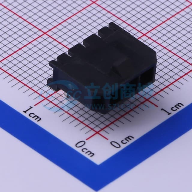 黑色 1x3P 间距:3mm 弯插【插件】实物图