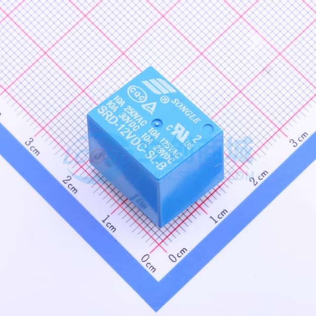 蓝色 SRD-12VDC-SL-B【继电】实物图