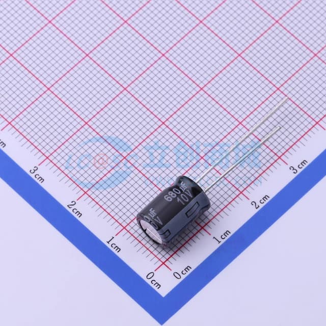 680uF ±20% 10V 【插件】实物图