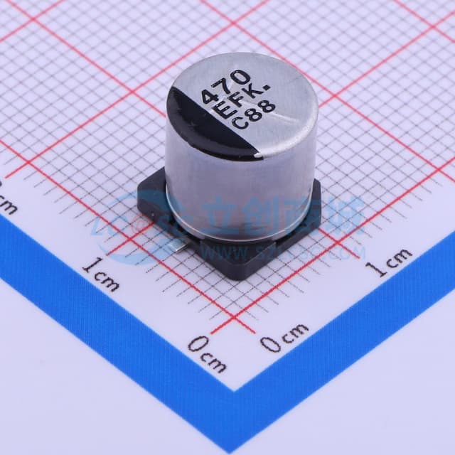470uF ±20% 25V实物图