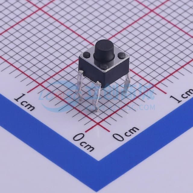 4.5*4.5*4.5mm 直插 轻触开关 【轻触】实物图