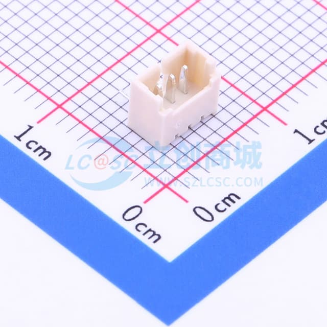 1x3P 间距:1.25mm 弯插 【插件】实物图
