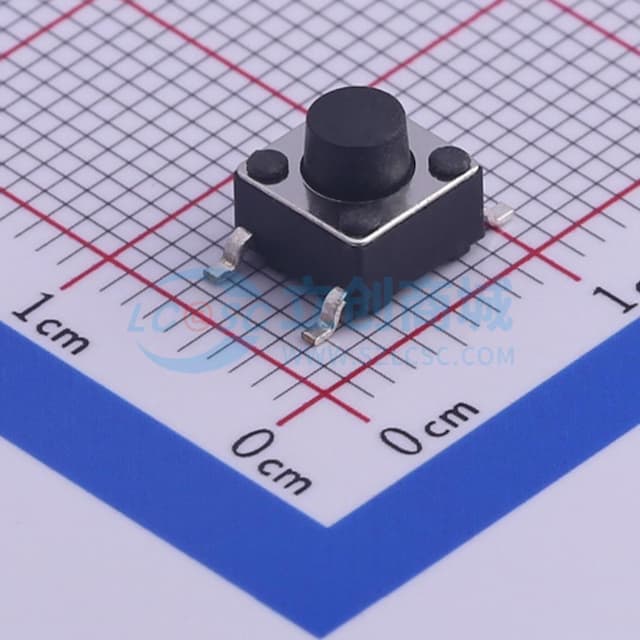 6*6*5.5mm 立贴 轻触开关实物图
