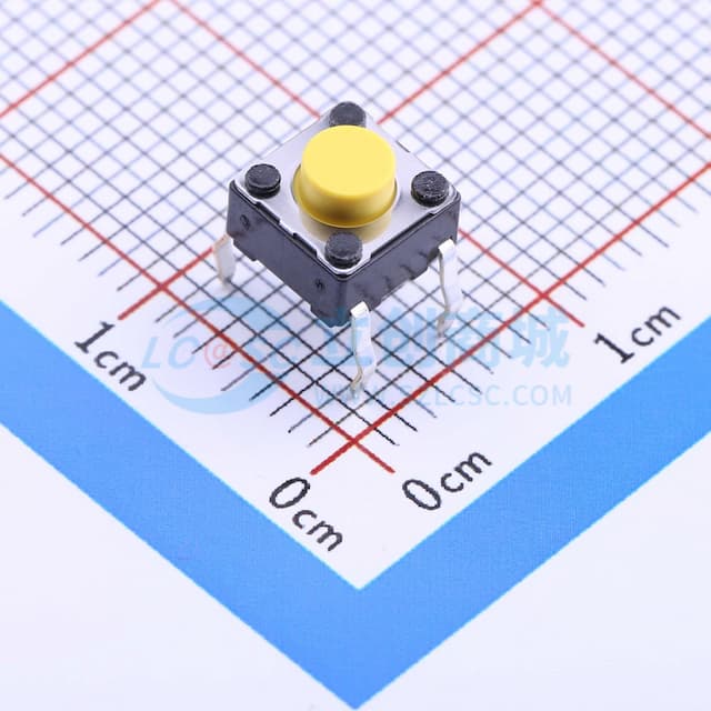 6*6*5mm 直插 轻触开关 【轻触】实物图