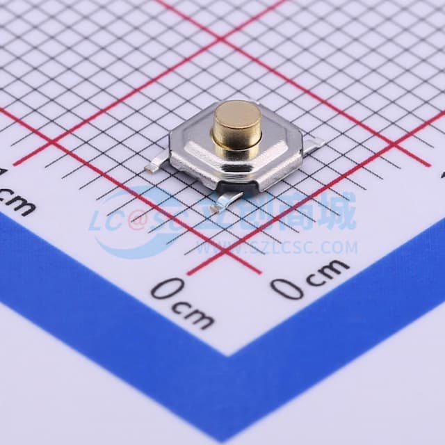 5.2*5.2*2.3mm 立贴 轻触开关实物图