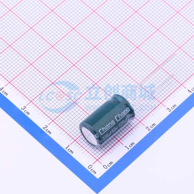 330uF ±20% 50V 【引线】实物图