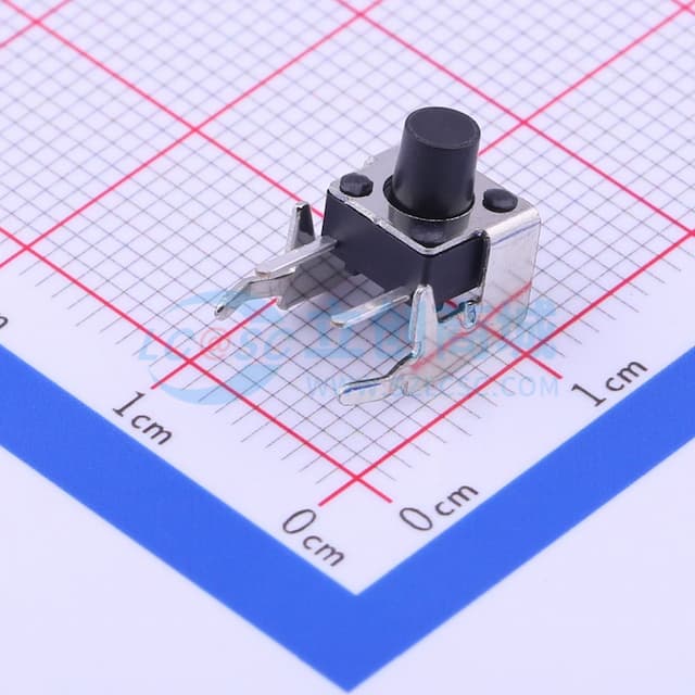轻触开关7.5*6.2*5.8,1.3N 【轻触】实物图