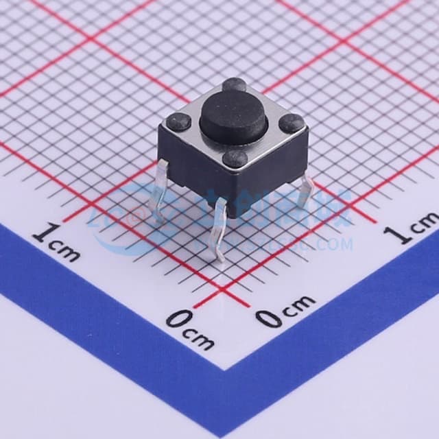 6*6*4.5mm 直插 轻触开关 【轻触】实物图