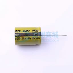 68uF ±20% 500V 【插件】缩略图