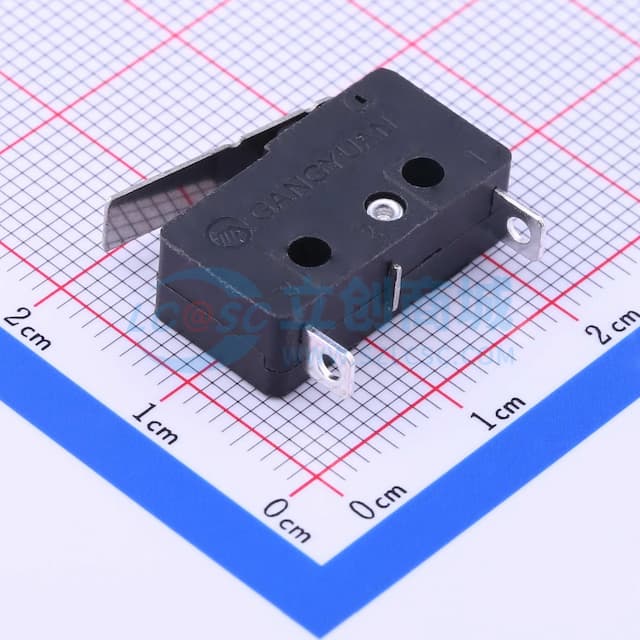 G15系列微动开关，10A 焊线式端子，单极单投常闭式，50G力度实物图
