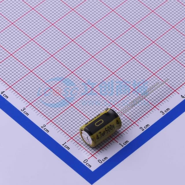 4.7uF ±20% 500V 【插件】实物图