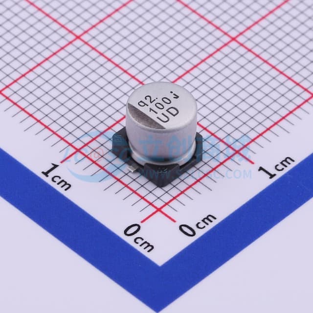 100uF ±20% 6.3V实物图