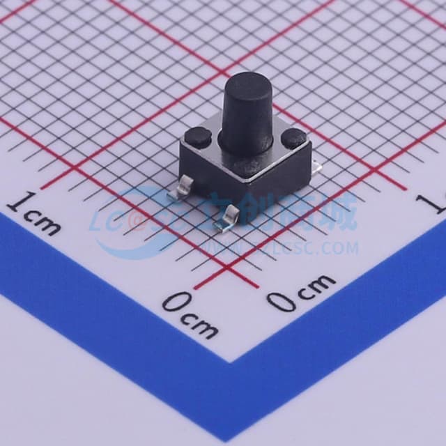 4.5*4.5*6mm 立贴 轻触开关实物图