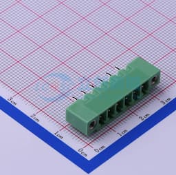 3.81mm 1x6P 排数:1 每排P数:6 螺丝固定 【插拔】缩略图
