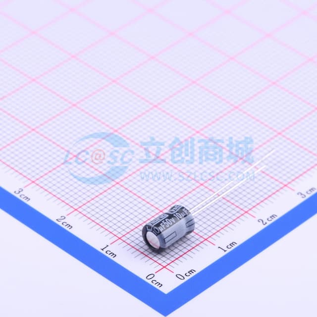 10uF ±20% 50V 【引线】实物图
