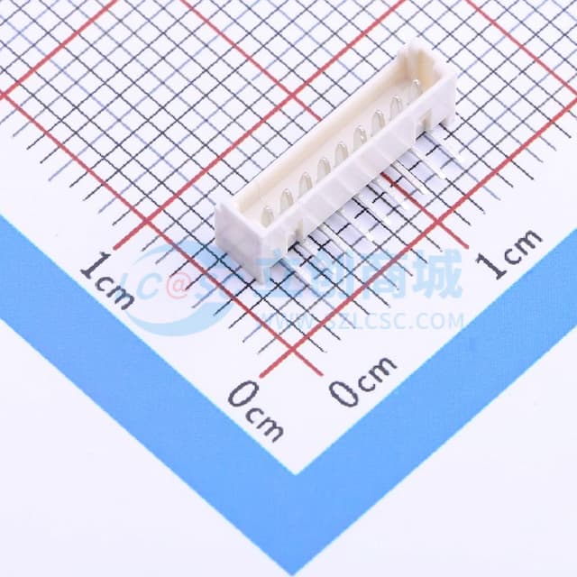 1x9P 间距:1.25mm 弯插 系列:PicoBlade(MX 1.25) 【插件】实物图