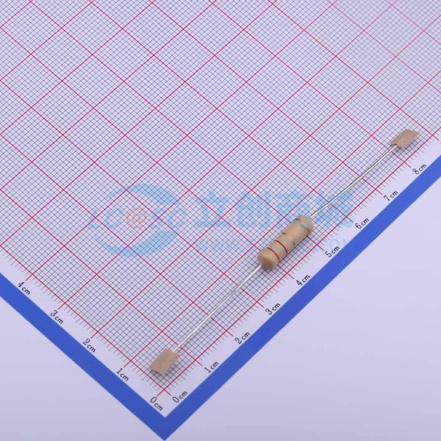 2.2Ω ±5% 2W 碳膜电阻实物图